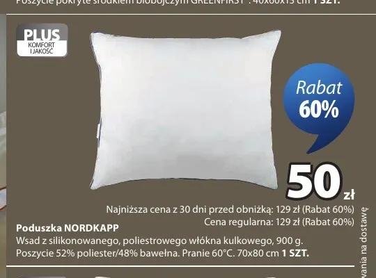 Poduszka Nordkapp promocja w Jysk