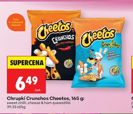 Chrupki Crunchos Cheetos promocja w Biedronka
