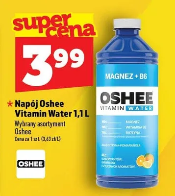 Napój Oshee Vitamin Water Magnez + B6 promocja w TOPAZ