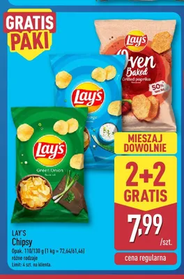 Chipsy Lay's Fromage promocja w Aldi