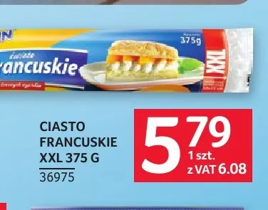 Ciasto francuskie XXL Henglein promocja w Selgros
