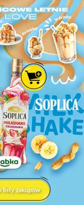 Likier Soplica milkshake truskawka 0,5 promocja w Żabka