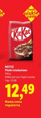 Płatki śniadaniowe Nestlé KitKat promocja w Lidl