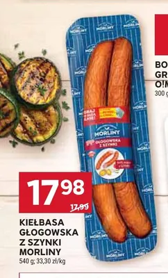 Kiełbasa głogowska z szynki Morliny promocja w Stokrotka