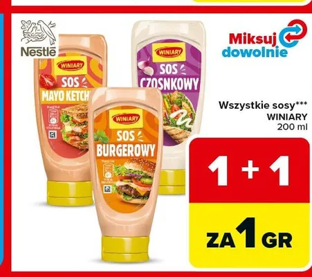 Sosy Winiary promocja w Carrefour