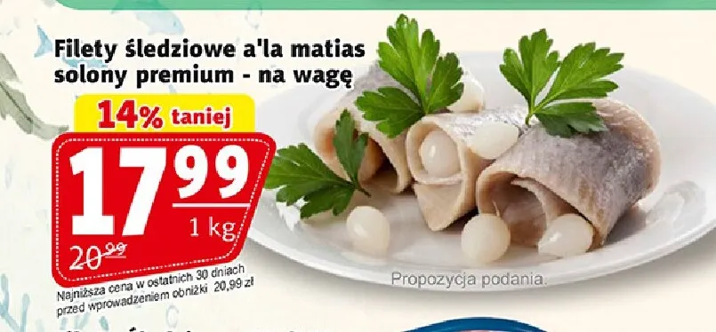 Filety śledziowe a'la matias solony premium na wagę promocja w Prim Market