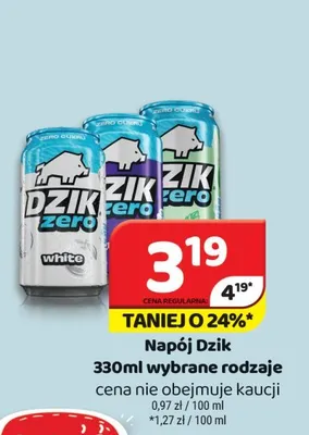 Napój energetyczny Dzik promocja w Delfin