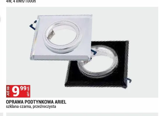 Oprawa podtynkowa Ariel promocja w Merkury Market