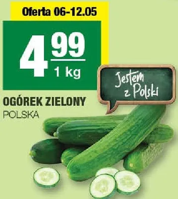 Ogórek zielony Polska promocja w SPAR