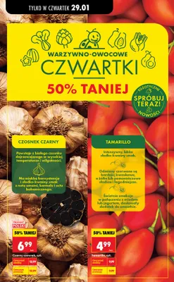 Czosnek czarny promocja w Biedronka