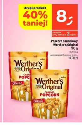 Popcorn carmelowy Werther's Original promocja w Dealz