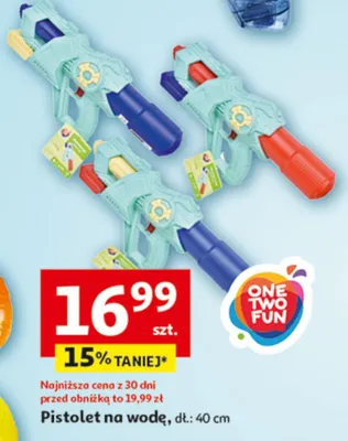 Pistolet na wodę promocja w Auchan