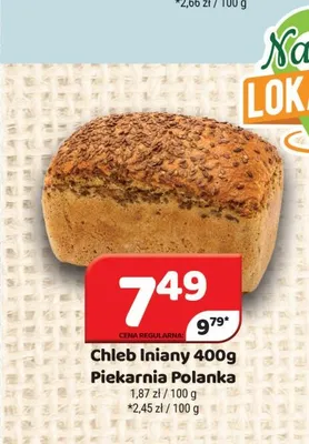 Chleb lniany Piekarnia Polanka promocja w Delfin