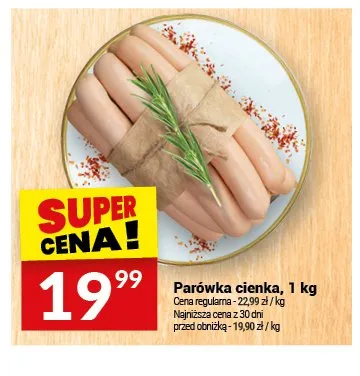 Parówka cienka promocja w Twój Market