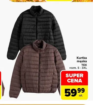 Kurtka męska TEX rozm. S - 3XL promocja w Carrefour