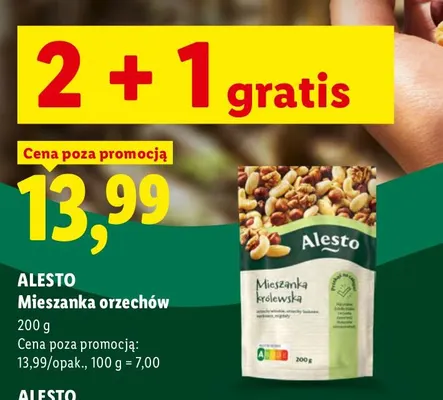 Mieszanka orzechów Alesto promocja w Lidl