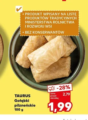 Gołąbki pilzneńskie TAURUS promocja w Kaufland