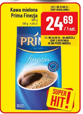 Kawa mielona Prima Finezja promocja w POLOmarket