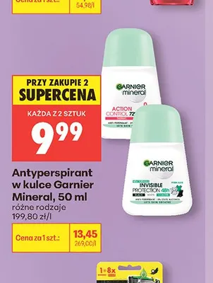 Antyperspirant w kulce Garnier Mineral promocja w Biedronka