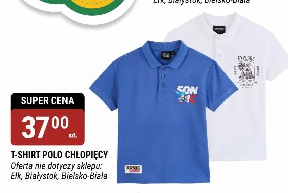 T-shirt polo chłopięcy promocja w bi1