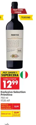 Wino Primitivo promocja w Biedronka