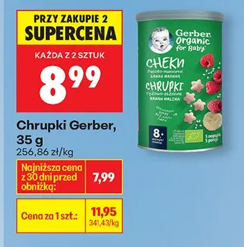 Chrupki Gerber promocja w Biedronka