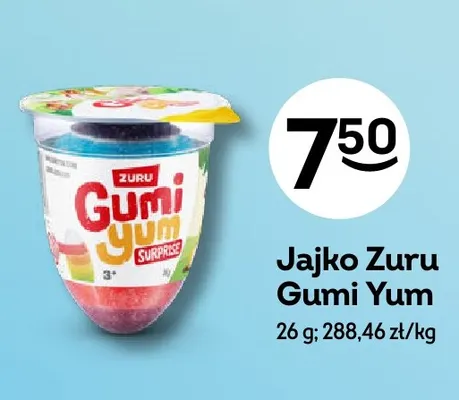 Jajko Zuru Gumi Yum promocja w Żabka