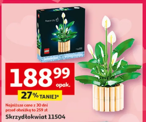 Skrzydłokwiat LEGO 11504 promocja w Auchan