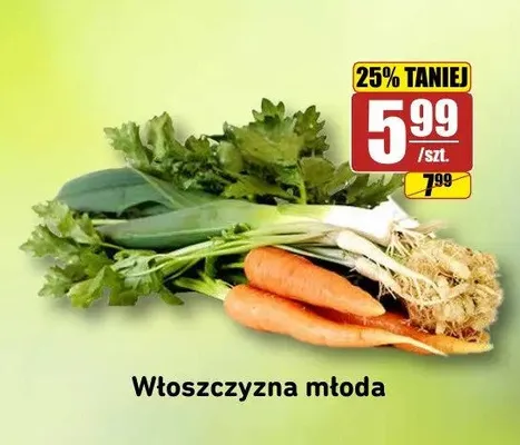 Włoszczyzna młoda promocja w API Market