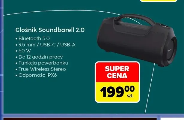 Głośnik Soundbarell 2,0 Hama promocja w Carrefour