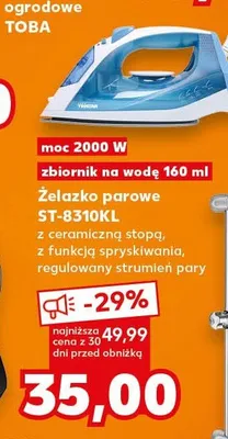 Żelazko parowe Tristar ST-8310KL promocja w Kaufland