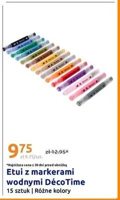 Etui z markerami wodnymi DécoTime promocja w Action