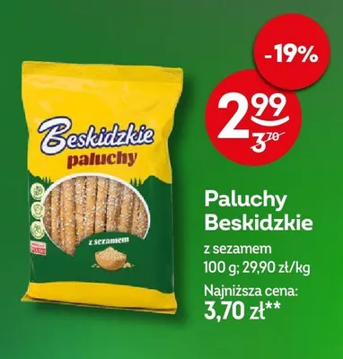 Paluchy z sezamem promocja w Żabka