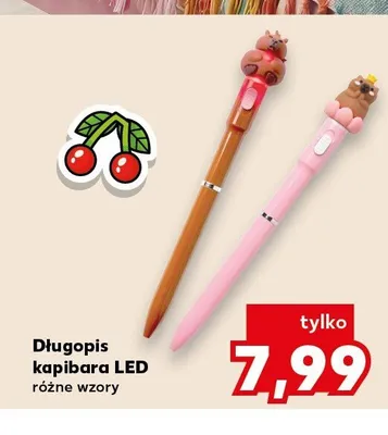 Długopis kapibara LED promocja w Kaufland