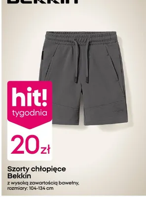 Szorty chłopięce promocja w Pepco