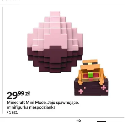 Minecraft Mini Mode jajo spawnujące minifigurka niespodzianka promocja w Empik