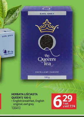 Herbata liściasta Queen's English original promocja w Selgros