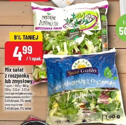 Mix sałat z roszponką  promocja w POLOmarket
