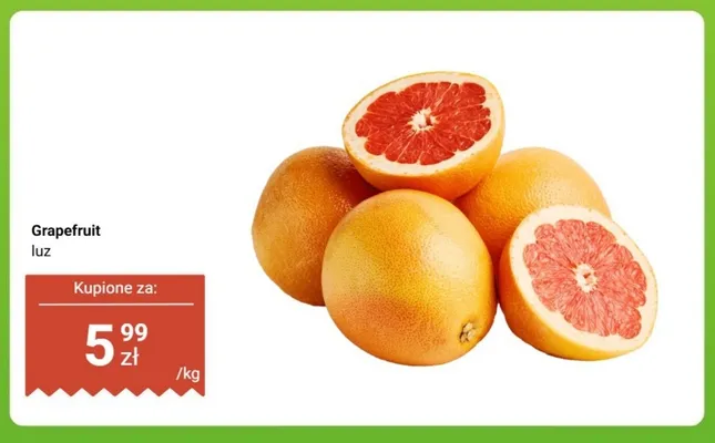 Grapefruit luz promocja w Dino