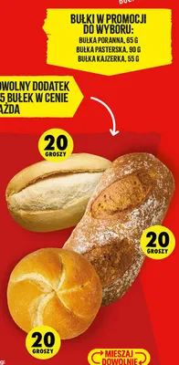 Bułka poranna promocja w Biedronka
