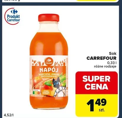 Sok CARREFOUR promocja w Globi