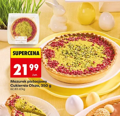 Mazurek pistacjowy promocja w Biedronka