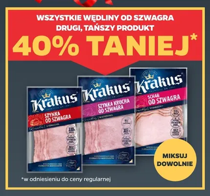 Szynka od Szwagra Krakus promocja w Netto