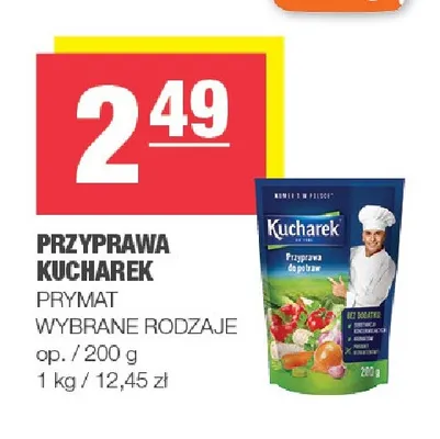 Przyprawa Kucharek Prymat promocja w SPAR