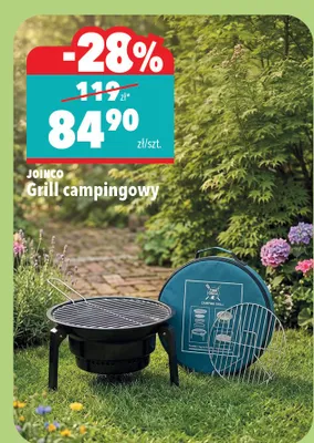 Grill campingowy Jomco promocja w Biedronka Home