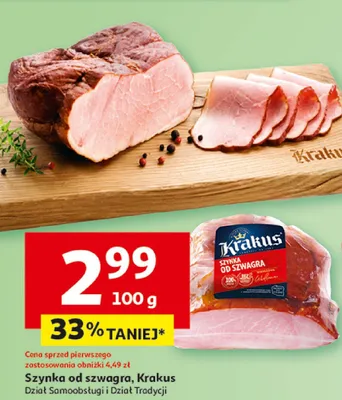 Szynka od szwagra promocja w Auchan