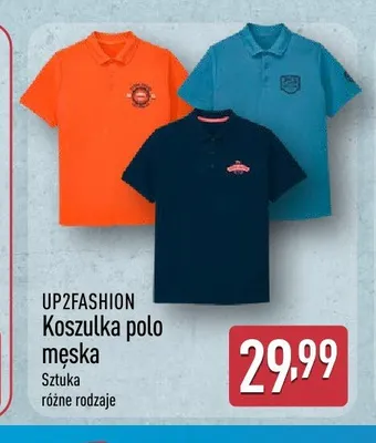 Koszulka polo męska Up2fashion promocja w Aldi