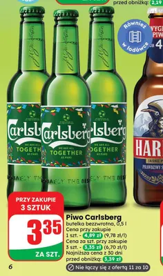 Piwo Carlsberg promocja w Dino