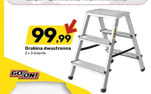 Drabina dwustronna Drabest promocja w Bricomarche