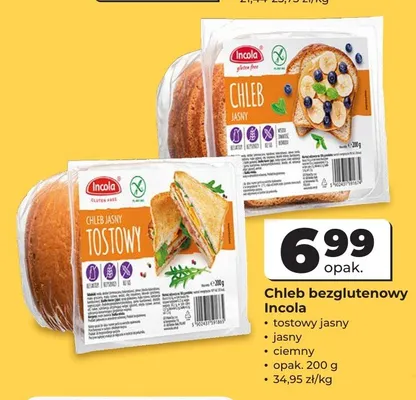 Chleb bezglutenowy ciemny Incola promocja w Odido